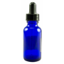 1oz Lotus Gentle Blue Glass Dropper Bottle